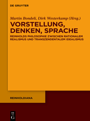 cover image of Vorstellung, Denken, Sprache